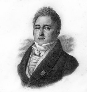 Porträtt av Jacques Laffitte (1767-1844), fransk bankir och politiker, gravyr från 1800-talet av Unknown artist