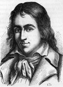 Porträtt av Jacques René Hébert. Fransk journalist och politiker 1757-1794 av Unknown artist