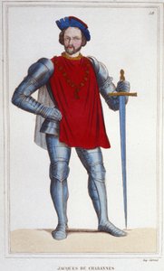 Porträtt av Jacques de Chabannes Lord of LA PALICE. Marskalk av Frankrike 1470-1525. av Unknown artist