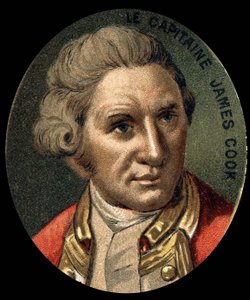 Porträtt av James Cook (1728-1779), brittisk navigatör. av Unknown artist