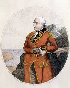 Porträtt av James Cook (1728 - 1779) av Unknown artist
