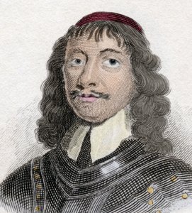 Porträtt av James Graham (1612-1650) 5:e jarlen och 1:e markisen av Montrose, skotsk adel och militär. av Unknown artist