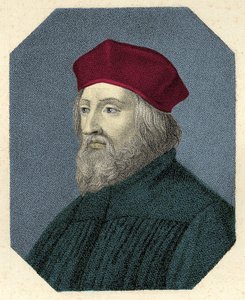 Porträtt av Jan Hus (eller Jean Huss av Unknown artist