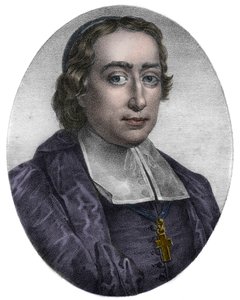 Porträtt av Jean Baptiste (Jean-Baptiste) Massillon (1663-1742), fransk katolsk biskop och predikant, biskop av Clermont - Porträtt av den franske predikanten och kyrkomannen Jean Baptiste (Jean-Baptiste) Massillon (1663-1742) av Unknown artist