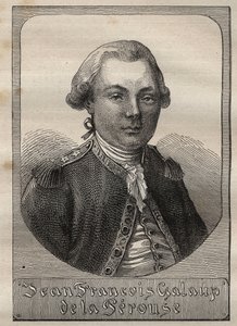 Porträtt av Jean Francois de Galaup, greve av La Perouse (1741-1788) - illustration hämtad från "The Great Mariners of the 18th century"" av Unknown artist
