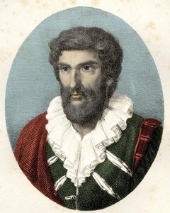 Porträtt av Jean Goujon (1510 - v. 1566) fransk skulptör, designer och arkitekt. av Unknown artist