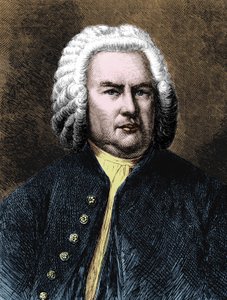 Porträtt av Jean Sebastien Bach (Johann Sebastian Bach av Unknown artist