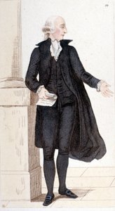 Porträtt av Jean Sylvain BAILLY (1736-1793), författare, astronom och politiker invald i Académie francaise. Författare till i synnerhet astronomins historia. Han giljotinerades för att ha hjälpt Ludvig XVI att fly. Gravyr från 1830. av Unknown artist
