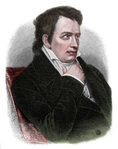 Porträtt av Johann Ludwig Tieck (1773-1853), tysk poet, översättare, förläggare, romanförfattare och kritiker av den romantiska rörelsen. av Unknown artist