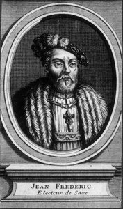 Porträtt av John - Frederic, the Magnanimous, Kurfurst av Sachsen (1503 - 1554) - n.d. av Unknown artist