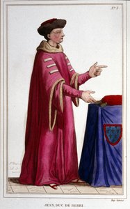 Porträtt av John, hertig av Berri (1340 - 1416). av Unknown artist