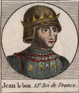 Porträtt av Johannes II den gode (1319-1364), Frankrikes kung - Porträtt av Johannes II, 