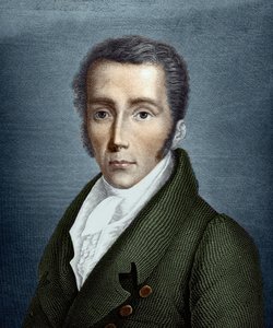 Porträtt av Josef Von Fraunhofer tysk fysiker av Unknown Artist