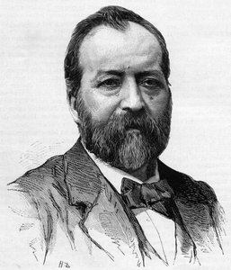 Porträtt av Jules Castagnary (1830-1888), fransk advokat, journalist och politiker. av Unknown artist