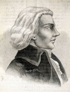 Porträtt av Julien-Louis Geoffroy, kritiker (1743 - 1814) - i "" Les Contemporains", n.d. sent 1800-tal. av Unknown artist