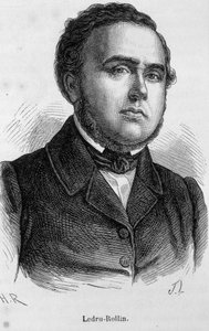 Porträtt av Ledru Rollin (Ledru-Rollin), fransk politiker (1807 - 1874) av Unknown artist