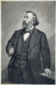 Porträtt av Leon Gambetta av Unknown artist