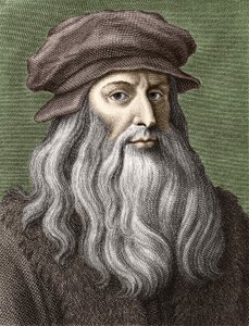 Porträtt av Leonardo da Vinci av Unknown artist
