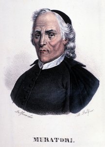 Porträtt av Louis Antoine Muratori av Unknown artist