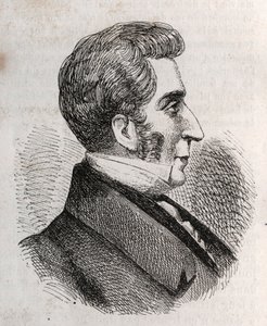 Porträtt av Louis Charles Bonaventure Pierre, greve av Mesnard 1769-1842 - gravyr av Unknown artist