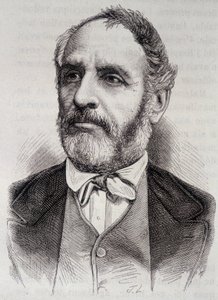 Porträtt av Louis Charles Delescluze, fransk journalist och politiker (1809-1871) av Unknown artist