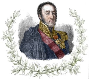 Porträtt av Louis Gabriel (Louis-Gabriel) Suchet (1770-1826). av Unknown artist