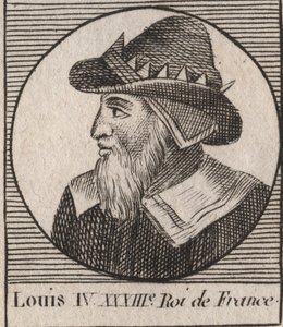 Porträtt av Louis IV d