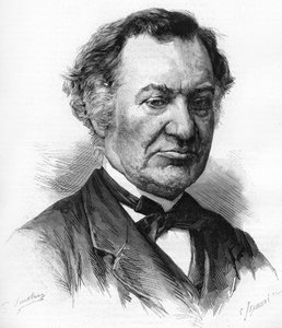 Porträtt av Louis Veuillot (1813-1883), fransk journalist och författare. av Unknown artist