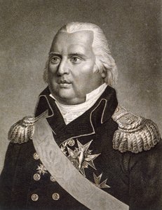 Porträtt av Ludvig XVIII (1755 - 1824), kung av Frankrike av Unknown artist