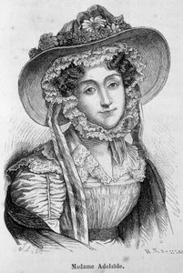Porträtt av Madame Adelaide av Unknown artist