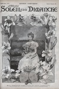 Porträtt av Madame Isabelle av Frankrike (1878-1961), prinsessan Jean d