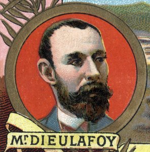 Porträtt av Marcel Auguste Dieulafoy av Unknown artist