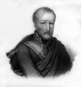 Porträtt av Maria José Isidoro de Bourbon, Don Carlos (1788 - 1855), spädbarn av Spanien, gravyr från 1800-talet av Unknown artist