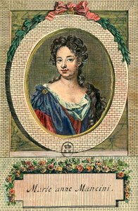 Porträtt av Marie Anne Mancini av Unknown artist