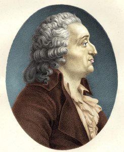 Porträtt av Marie Jean Antoine Nicolas de Caritat, Marquis de Condorcet (1743 - 1794) av Unknown artist