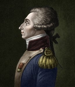 Porträtt av Marie Joseph Gilbert Motie Motier, Marquis de Lafayette (1757-1834), fransk aristokrat och militär. av Unknown artist