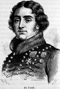 Porträtt av Marie Pierre Louis, greve De Frotté (1755-1800), chef för det normandiska chouanneriet, han sköts av Bonaparte. av Unknown artist