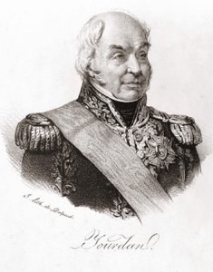 Porträtt av marskalk Jean Baptiste Jourdan (1762 - 1833). av Unknown artist