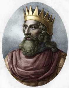 Porträtt av Merovech (v. 448-v. 458). av Unknown artist