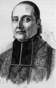 Porträtt av Monsignor Sibour, fransk prelat (1792 -1857) av Unknown artist