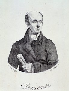 Porträtt av Muzio Clementi (gravyr) av Unknown artist
