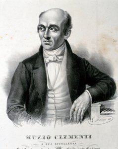 Porträtt av Muzio Clementi (etsning) av Unknown Artist