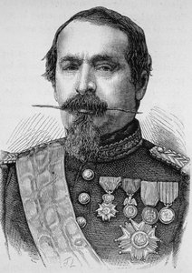 Porträtt av Napoleon III (1808 - 1873). Gravyr från slutet av 1800-talet i "Histoire de France"" av H. Martin. av Unknown artist