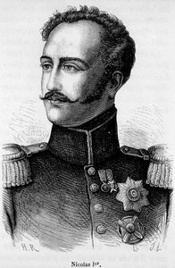 Porträtt av Nikolaus I, Rysslands kejsare (1796 - 1855) av Unknown artist