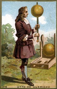 Porträtt av Otto von Guericke (Otto de Guericke av Unknown artist