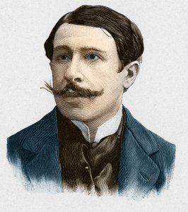Porträtt av Paul Adam (1862-1920), fransk författare. av Unknown artist
