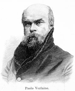 Porträtt av Paul Verlaine (1844 - 1896) av Unknown artist