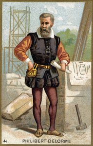 Porträtt av Philibert Delorme (De Lorme) (De l