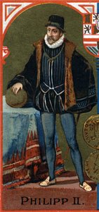 Porträtt av Filip II (1527-1598), kung av Spanien. av Unknown artist