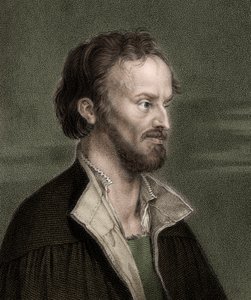 Porträtt av Philippe Melanchton (Philipp Melantone eller Melanchthon eller Schwartzerd av Unknown artist